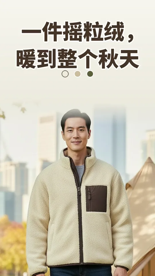 Fleece jacket video cover